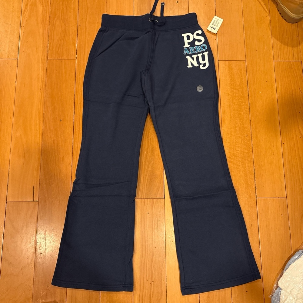Aeropostale Kids Navy Joggers with Logo